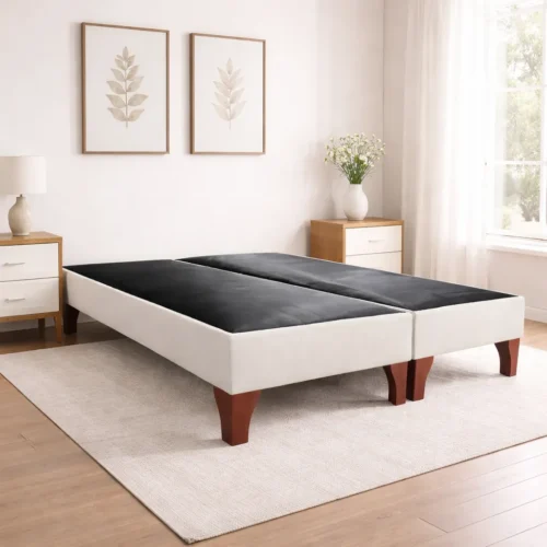 Base de Cama Europea Lino Crema