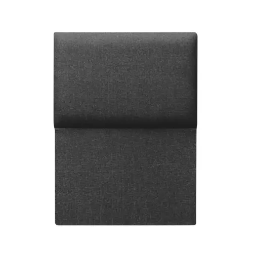 Respaldo de Cama Flat 1.5 Plaza Lino Grafito