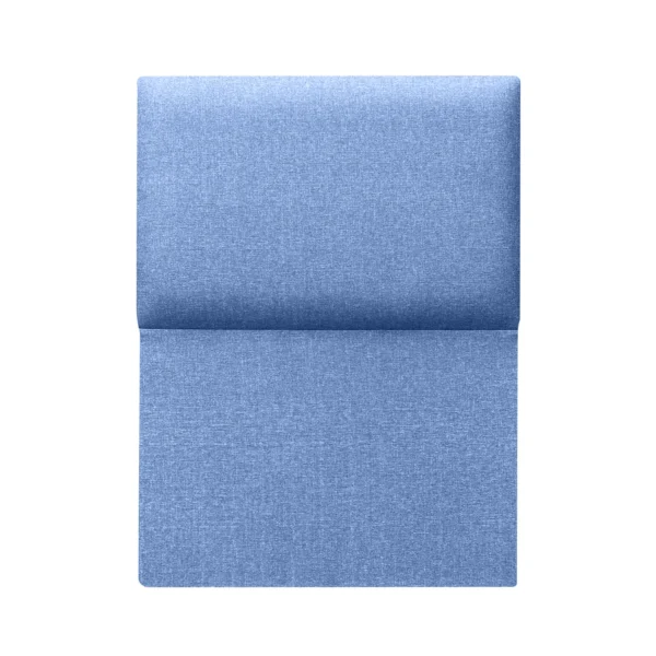 Respaldo de Cama Flat 1.5 Plaza Lino Azul