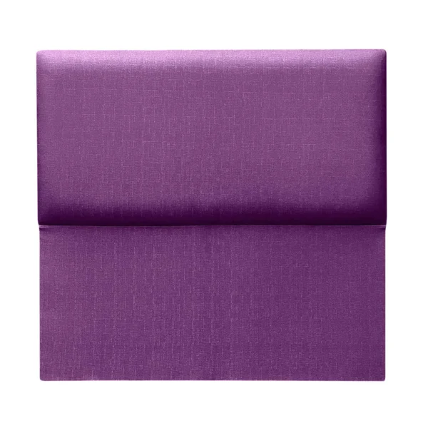 Respaldo de Cama Flat 2 Plazas Lino Morado