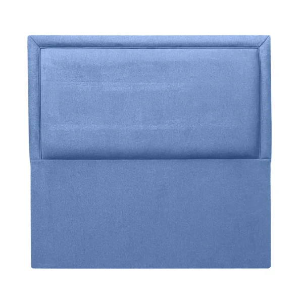 Respaldo de Cama Flat Frame Vivo 2 Plazas Lino Azul