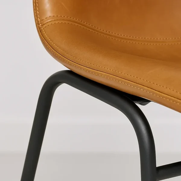 Silla Burgos Ecocuero Camel - Imagen 3