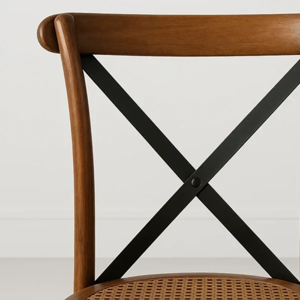 Silla Crossback Madera Vintage - Imagen 3