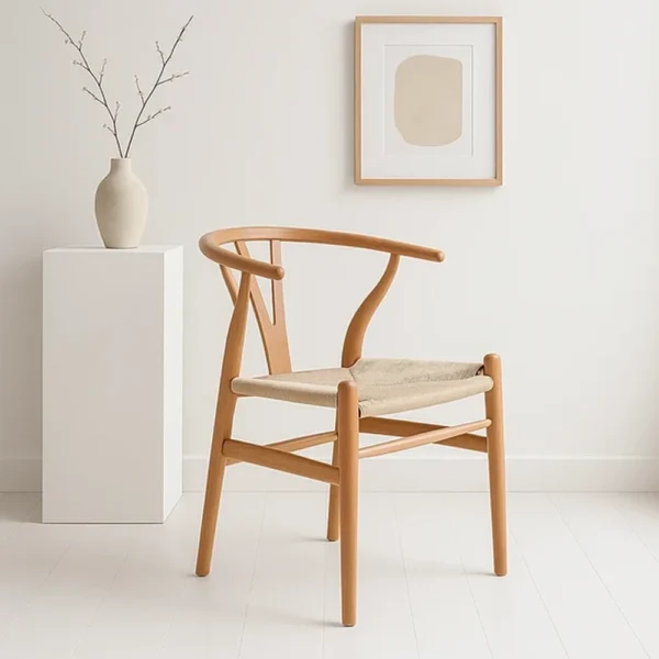 Silla Wishbone Natural - Imagen 2