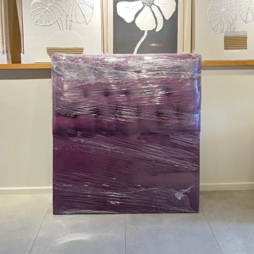 Respaldo Capitoné Premium 1.5 Plaza Lino Morado Cyber