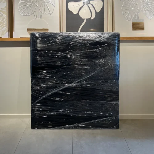 Respaldo Botoné Premium 1.5 Plaza Lino Negro Cyber