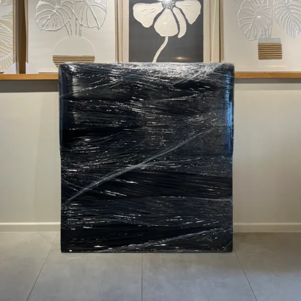 Respaldo Botoné Premium 1.5 Plaza Lino Negro Cyber