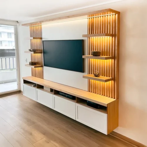 Rack Flotante Ciprés