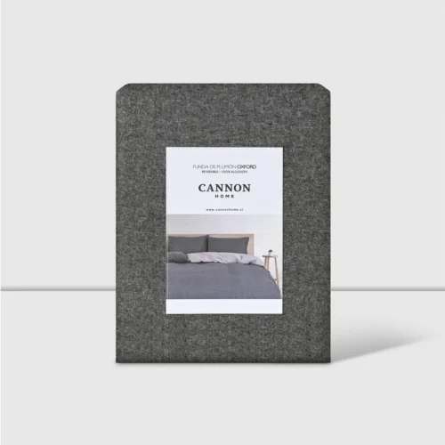 Funda Plumón King 100% Algodón Oxford Gray Cannon Home
