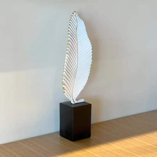 Pluma Decorativa Blanca