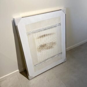 Cuadro Telar Crema 100x80 cm