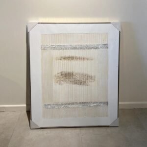 Cuadro Telar Crema 100x80 cm