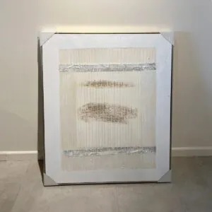 Cuadro Telar Crema 100x80 cm