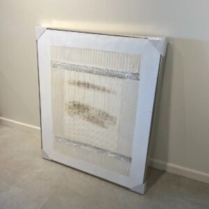 Cuadro Telar Crema 100x80 cm