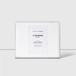 Funda Plumón 2 Plazas 100% Algodón 180 Hilos Stonew Blanco Cannon Home
