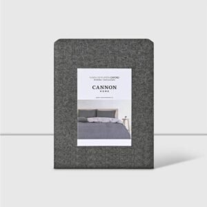 Funda Plumón 2 Plazas 100% Algodón Oxford Gray Cannon Home