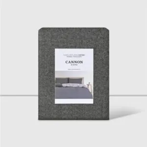 Funda Plumón 2 Plazas 100% Algodón Oxford Gray Cannon Home