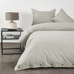 Funda Plumón King 100% Algodón Oxford Beige Cannon Home