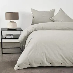 Funda Plumón King 100% Algodón Oxford Beige Cannon Home