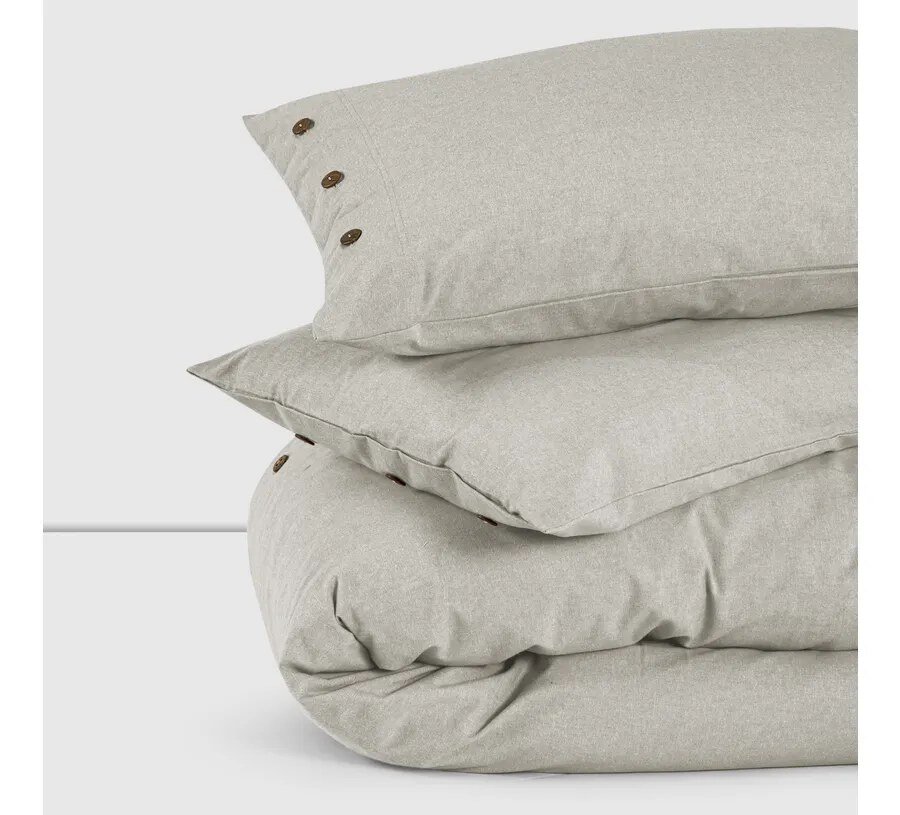 Funda Plumón King 100% Algodón Oxford Beige Cannon Home