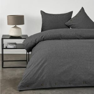 Funda Plumón King 100% Algodón Oxford Gray Cannon Home