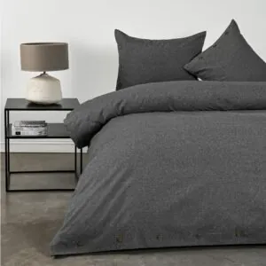 Funda Plumón King 100% Algodón Oxford Gray Cannon Home