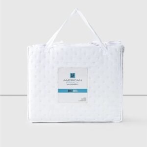 Quilt 1.5 Plazas Dots Heatpress Blanco American Family