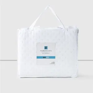 Quilt 1.5 Plazas Dots Heatpress Blanco American Family