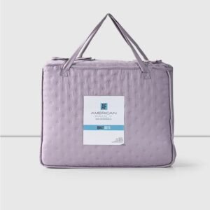 Quilt 1.5 Plazas Dots Heatpress Malva American Family