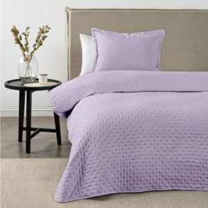 Quilt 1.5 Plazas Dots Heatpress Malva American Family
