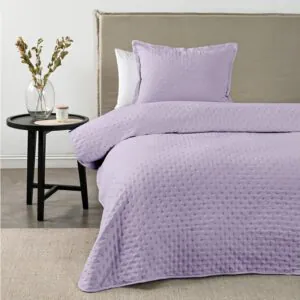 Quilt 1.5 Plazas Dots Heatpress Malva American Family