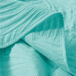 Quilt 1.5 Plazas Marquis Heatpress Aqua American Family