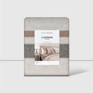 Sábanas 1.5 Plazas 200 Hilos Estampada Drift 60% Algodón Cannon Home
