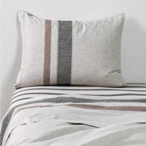 Sábanas 1.5 Plazas 200 Hilos Estampada Drift 60% Algodón Cannon Home