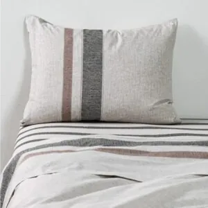 Sábanas 1.5 Plazas 200 Hilos Estampada Drift 60% Algodón Cannon Home