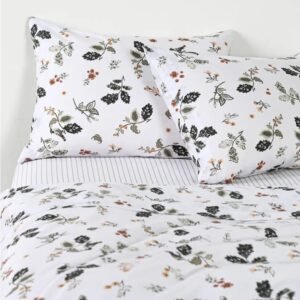 Sábanas 2 Plazas 200 Hilos Estampada Bird 60% Algodón Cannon Home
