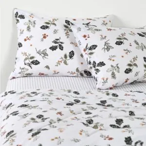 Sábanas 2 Plazas 200 Hilos Estampada Bird 60% Algodón Cannon Home