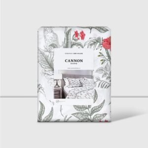 Sábanas 2 Plazas 200 Hilos Estampada Mangoa 60% Algodón Cannon Home