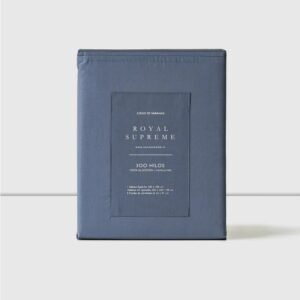 Sábanas 2 Plazas 300 Hilos Liso Bluestone 100% Algodón Royal Supreme