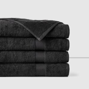 Toalla Sábana de Baño 100% Algodón 500 grs. 90x170 cm Black Cannon Home