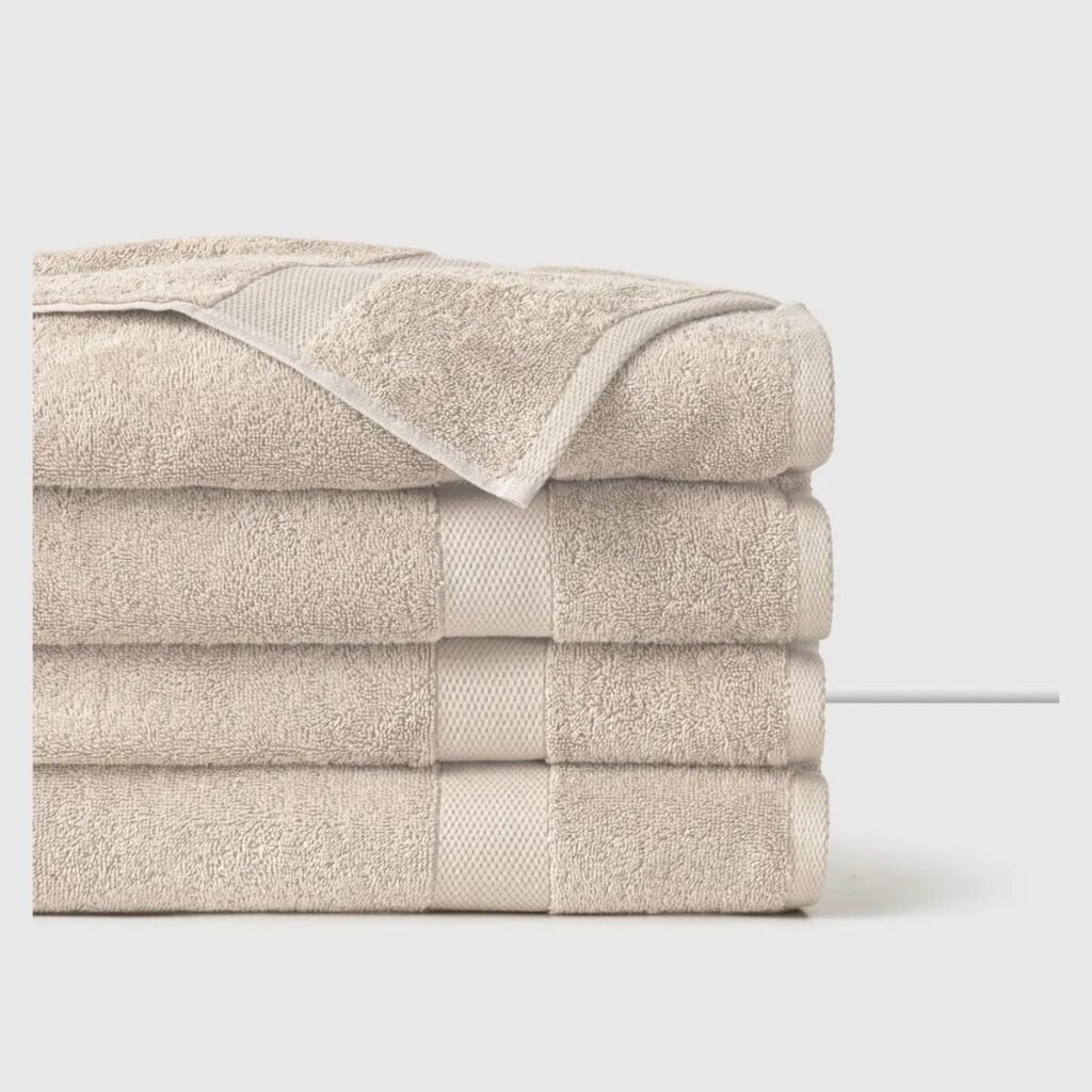 Toalla de Baño 100% Algodón 500 grs. 70×140 cm Beige Cannon Home