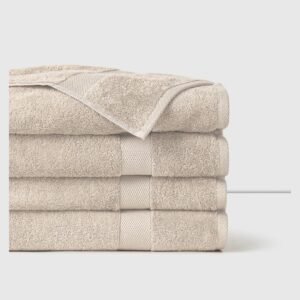 Toalla de Baño 100% Algodón 500 grs. 70x140 cm Beige Cannon Home