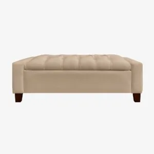 Banqueta Bául Atenea Lino Beige