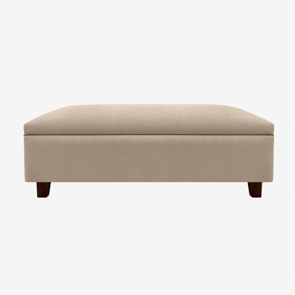 Banqueta Baúl Flat Lino Beige