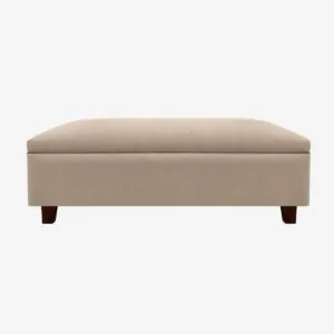 Banqueta Baúl Flat Lino Beige