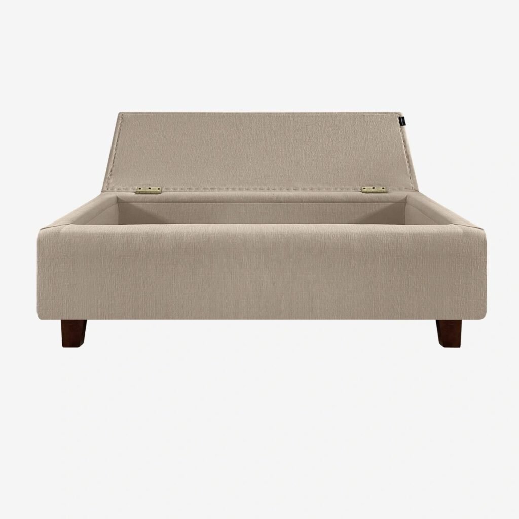 Banqueta Baúl Flat Lino Beige