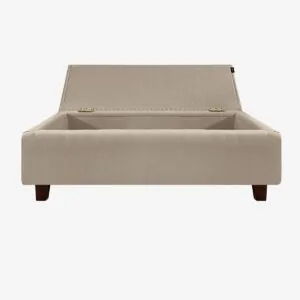 Banqueta Baúl Flat Lino Beige
