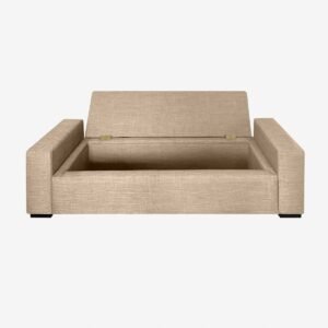 Banqueta Bául Milano Lino Beige
