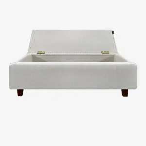 Banqueta Baúl Flat Lino Crudo