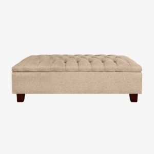 Banqueta Baúl Praga Lino Beige